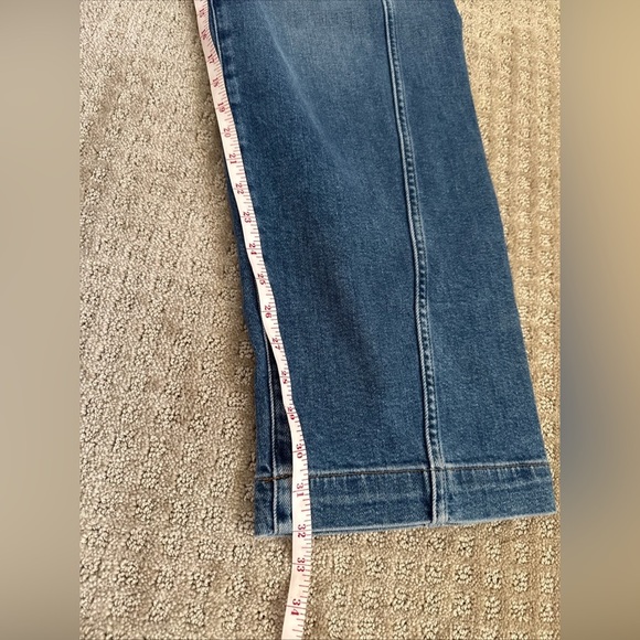 Madewell Tapered Denim Trousers Size 28 New With Tags - Picture 9 of 14